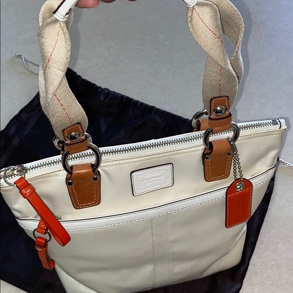 Coach Satin Tote - Picture 2 of 8